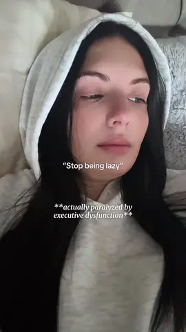 Me everyday… wishing and pushing myself to get things done but being totally paralyzed by executive dysfunction (ADHD) #adhdtiktok #adhdinwomen #executivedysfuntion 