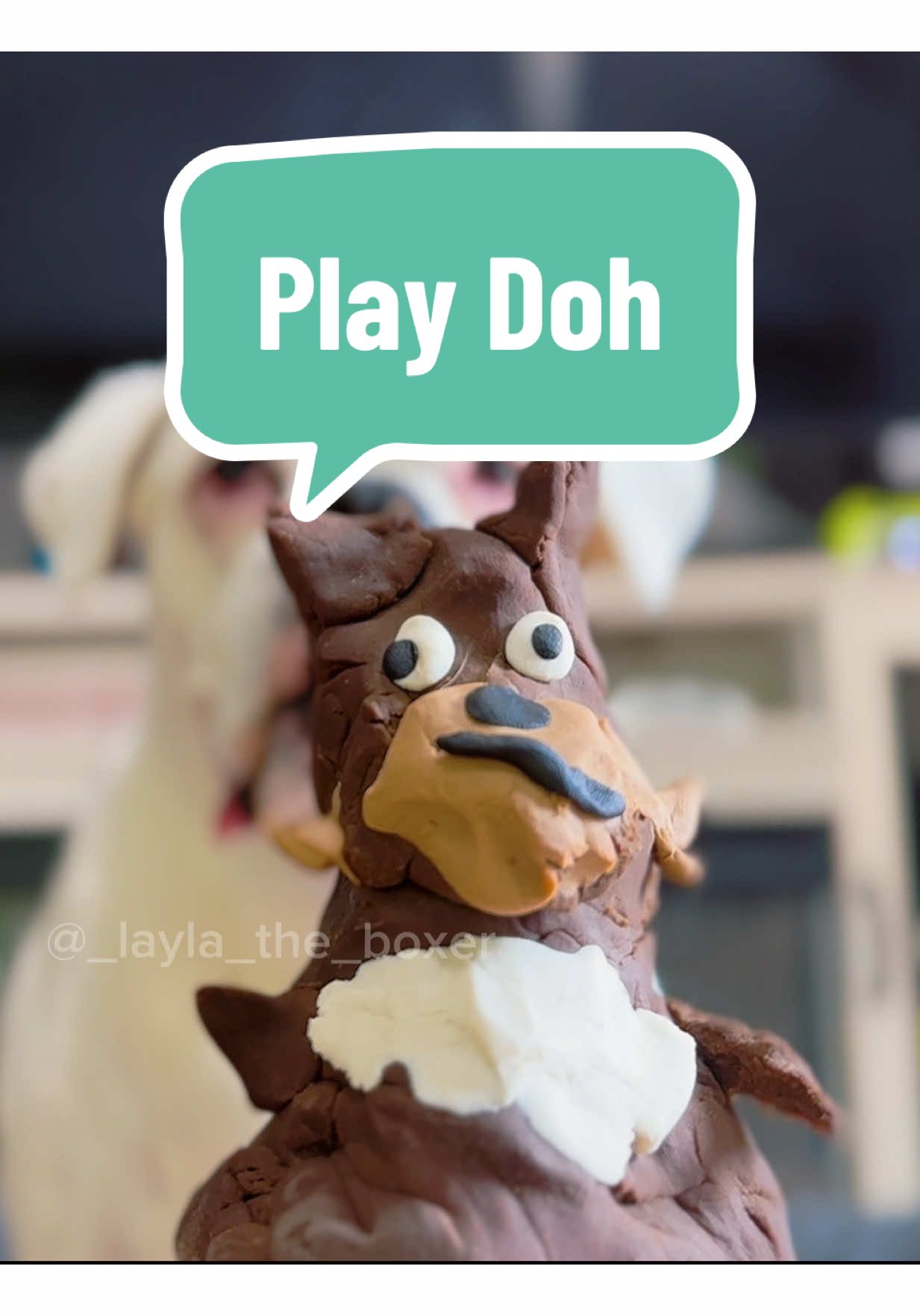 When the dogs find play doh 😅 #funnydogs #doghumor #dogskit #playdoh 