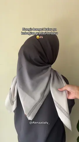 Dafanya hijab terbaru gradasi cantik banget🤎 #dafanya #hijabstyle #hijabmotif 