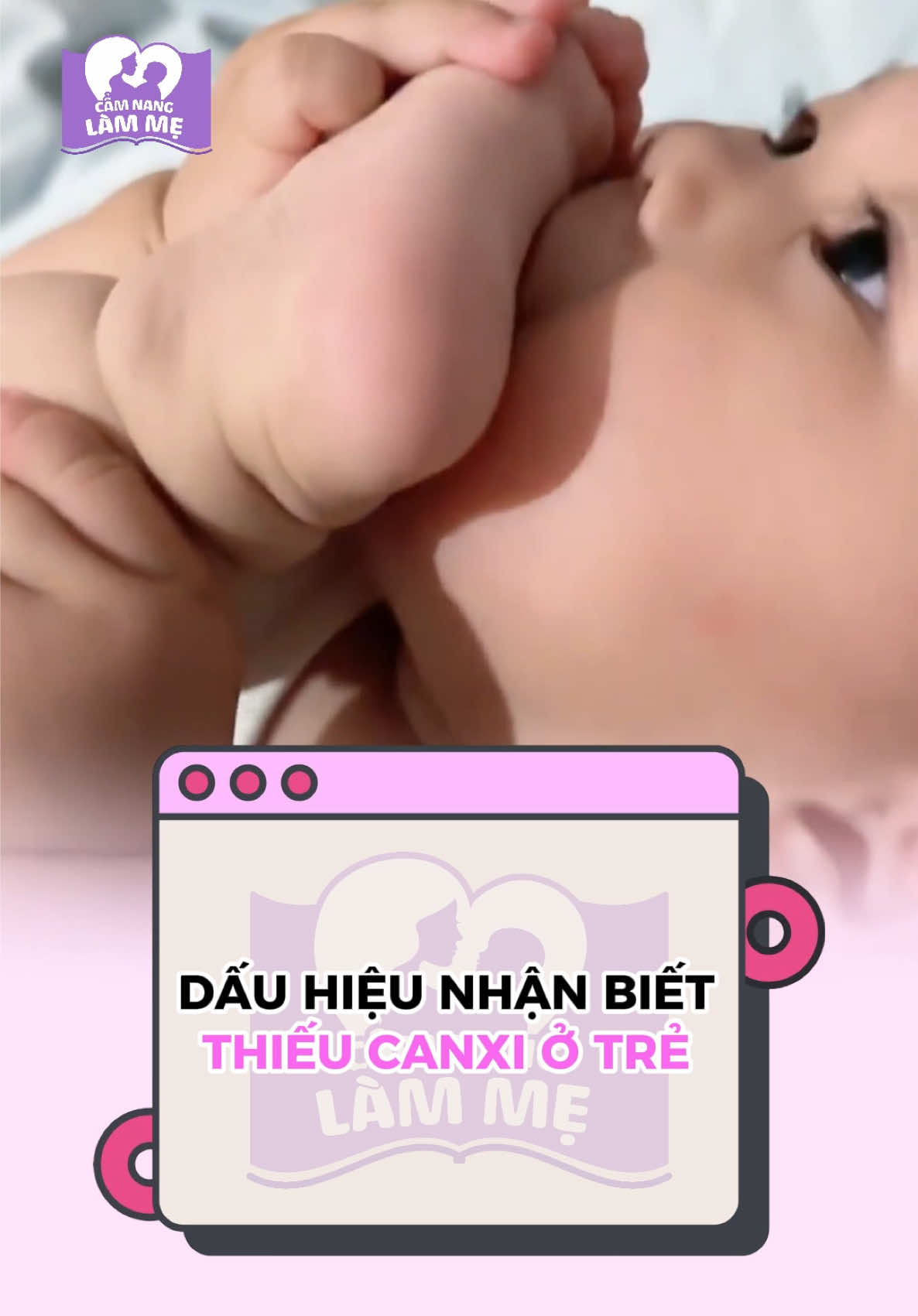 Dấu hiệu nhận biết thiếu canxi ở trẻ #camnanglamme #LearnOnTikTok #canxi #phattrienchieucao #mebimsua 