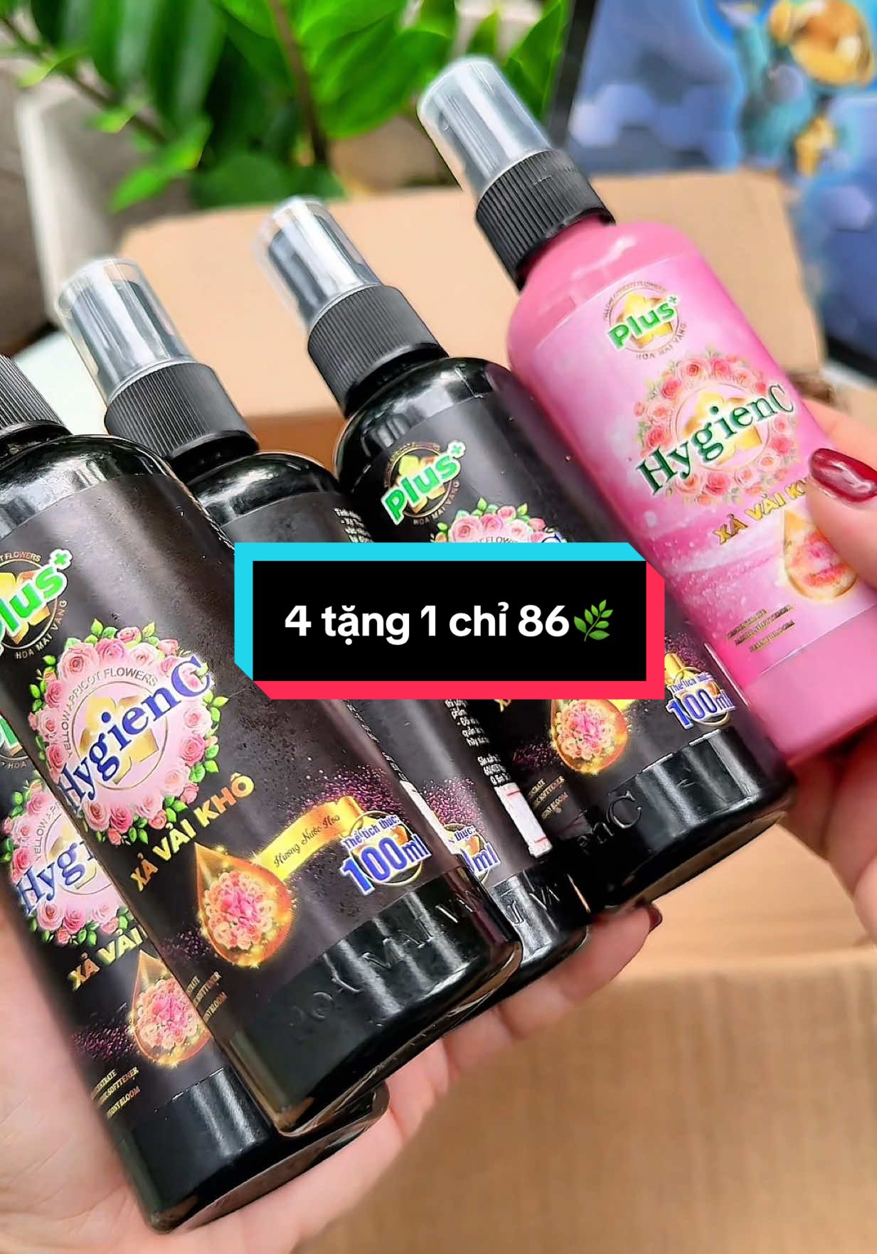 [CHÍNH HÃNG] Combo 5 chai xịt vải khô (4 tặng 1) chỉ 86🌿 miễn ship #xitvaikhohygienc #hygienc #xitvaikho #giadungzyhome #xuhuong  @GIA DỤNG ZYHOME 🌿  @GIA DỤNG ZYHOME 🌿  @GIA DỤNG ZYHOME 🌿 
