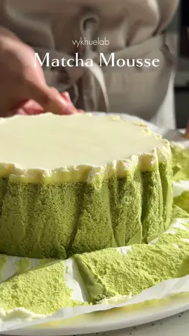 Bánh mousse dễ thôi ai cũng làm được nè #vykhuelab #vykhuefoodstylist #mousse #matcha 
