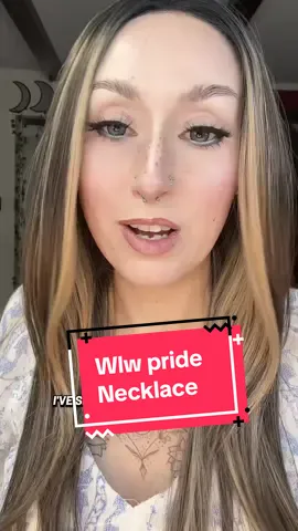 Double Venus symbol lesbian pride necklace #wlw #Pride #necklace 