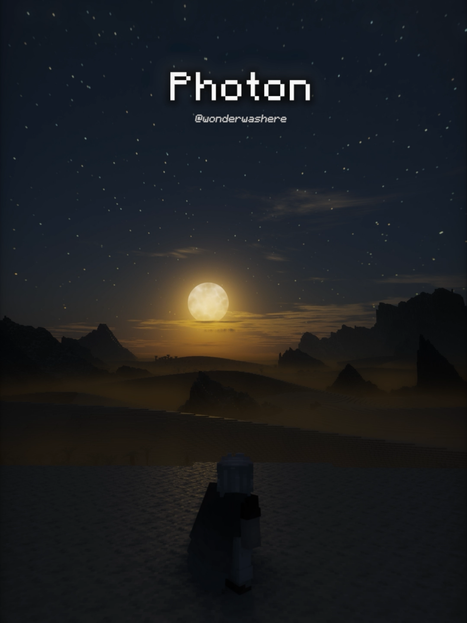 Which shaders have the best night sky? #Minecraft #minecraftshaders #shaders #minecraftrealistic #minecraftmemes