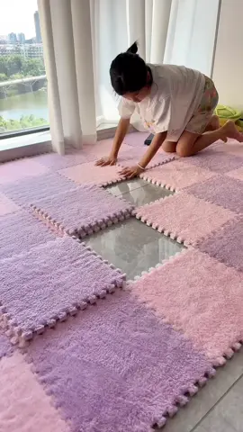 EHL 30x30cm Puzzle Baby Floor Mat Non Slip Play Rug Accessories Plywood Carpet Aesthetic Bedroom Decor Karpet Tikar Bulu Plush Puzzle Mat Shaggy Velvet Carpet Home Playground Kids Room Floor Mats Table Kindergarten #foryou #organizer #appliances 