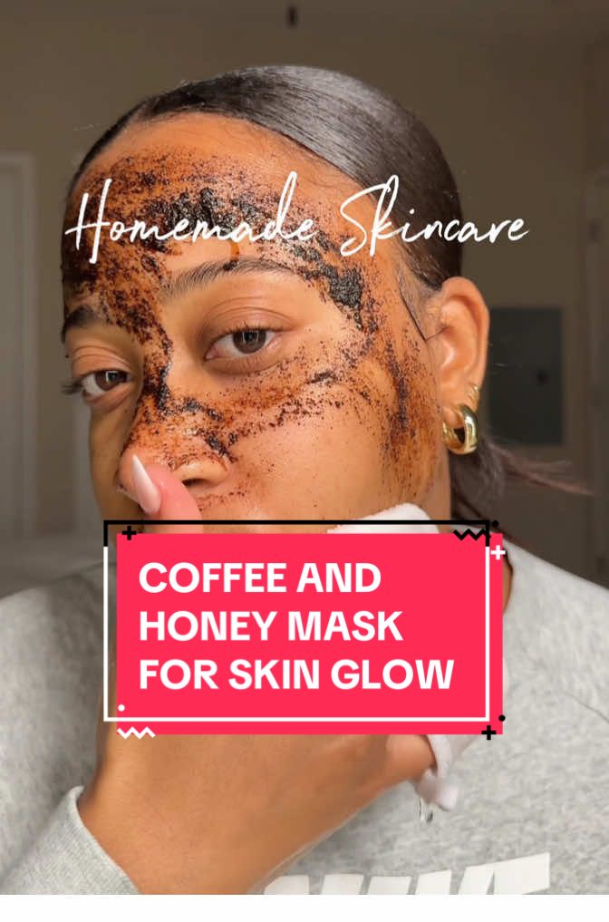 How to exfoliate your skin naturally with coffee. #skincare #coffeemask #facemask #skinglow #skinbrightning 