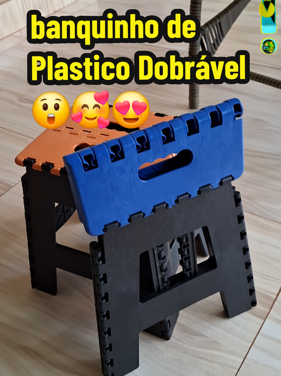 Banquinho Plastico Dobrável Multiuso Banqueta De Plastico #banqueta #banco #casa #multiuso #tiktokshopchegou  @Dicas para o lar @Pescadores do Brasil @Camping Equipment Shop @Casa e Jardim Fácil 