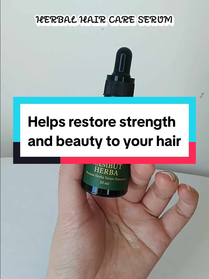 Helps restore strength and beauty to your hair. #daura #dauraserumrambutherba #haircareserum #hairoil #hairserum 