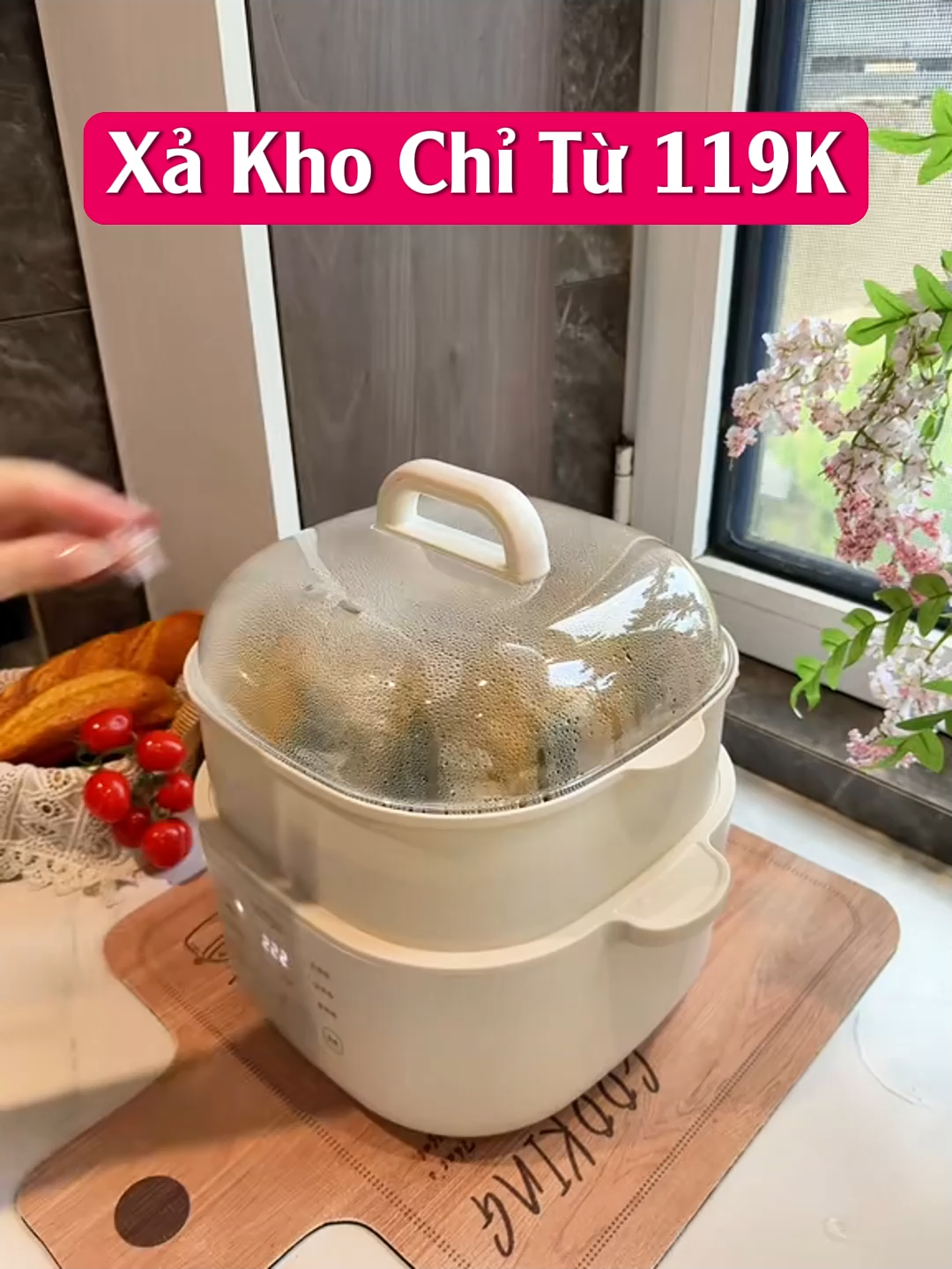 Nồi hấp đa năng – hấp nhanh, tiện lợi #smart #noihap #noihapdanang #noihap3tang #noihapdien #dodungtienich