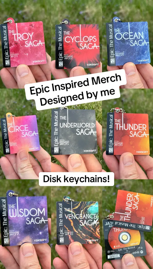 Yes before you ask I HAVE tried over and over for the past year to get in touch with Jorge and the team about making things officially official. There even was a program (now shut down) where people could be given rights to create official fan merch. But they seemingly have no interest in partnering with smaller creators like myself. I mean look at the merch shop. Any way, these will be on my Etsy until they remove all of my listings instead of just working with me. Love Epic, love Jorge, love you all  #Epic #epicthemusical #SmallBusiness #odysseus #fanart 