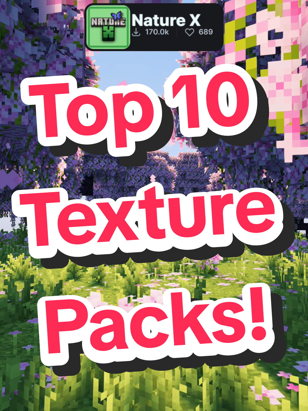 10 Texture Packs you need in Minecraft! #minecraftfarm #minecraftbuilding #minecrafttutorial #Minecraft #minecraftusa FULL 10 ON YOUTUBE! 