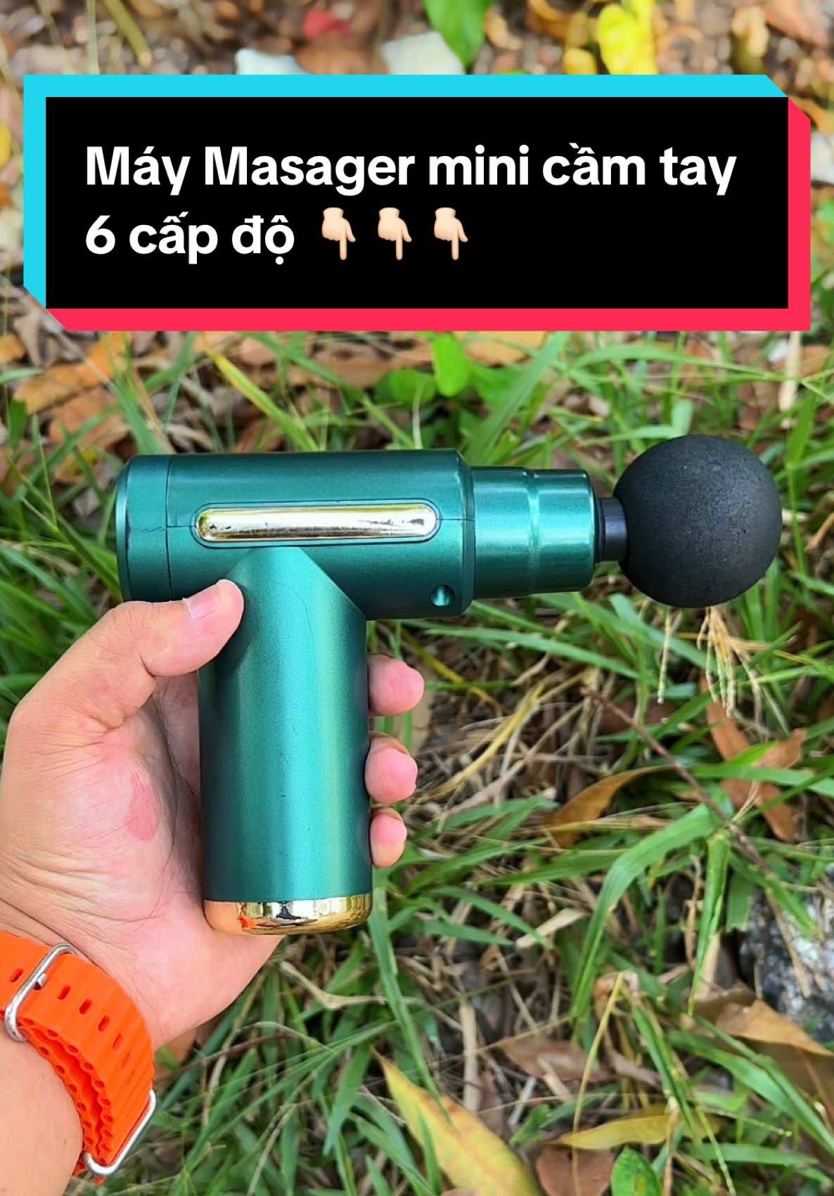 Máy Massager mini cần tay, 6 cấp độ rung #maymassagecamtay #maymassage #maymassagemini #reviewsanpham #phamkhiem97 