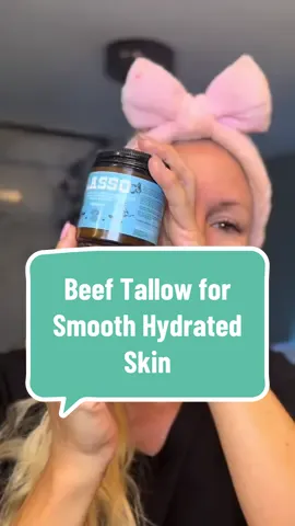 Clean beef tallow, woth no olive oil in it! #skincare #skinmoisturizer #cleanskincare #organicbeeftallow 