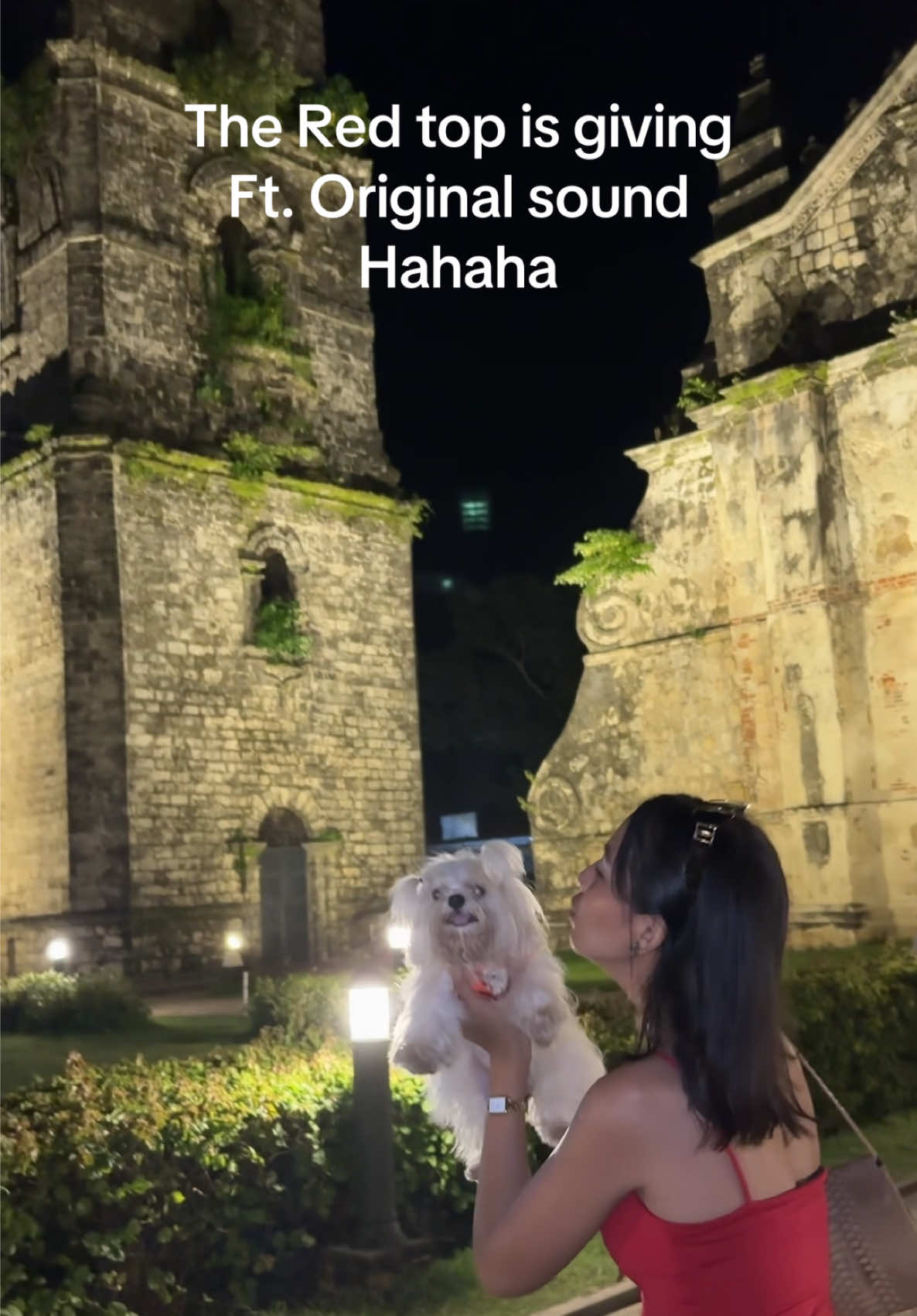 The Red Top is giving ft. Original Audio sa Paoay Church 🥹 #redtop #OOTD #reco #outfitreco #style #paoaychurch #ilocos #travel 