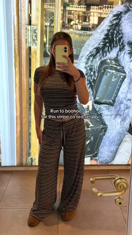 Me 🤝 Striped co ords  #stripedcoord #stripes #autumnoutfits #OOTD #outfitcheck 