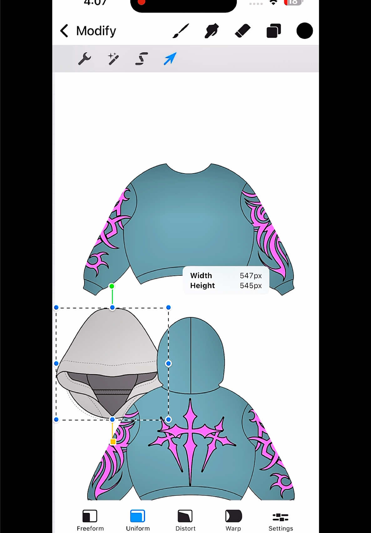 Unlimited possibilities with m1m4.com clothing mockups! #fashiondesign #mockupsdesign #gamechanger #fashiontiktok #procreate 