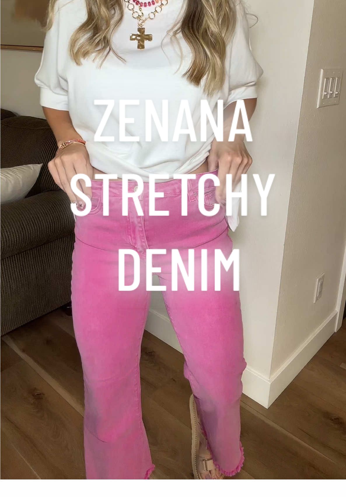 Loving these stretchy denim pants. Full length has arrived.  #womensfashion 