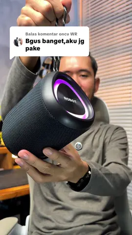 Membalas @oncu WR emang gak kaleng-kaleng ini suara speker dari robot dan sudah tahan air #spekerbluetooth #rb120s #wibgajian 