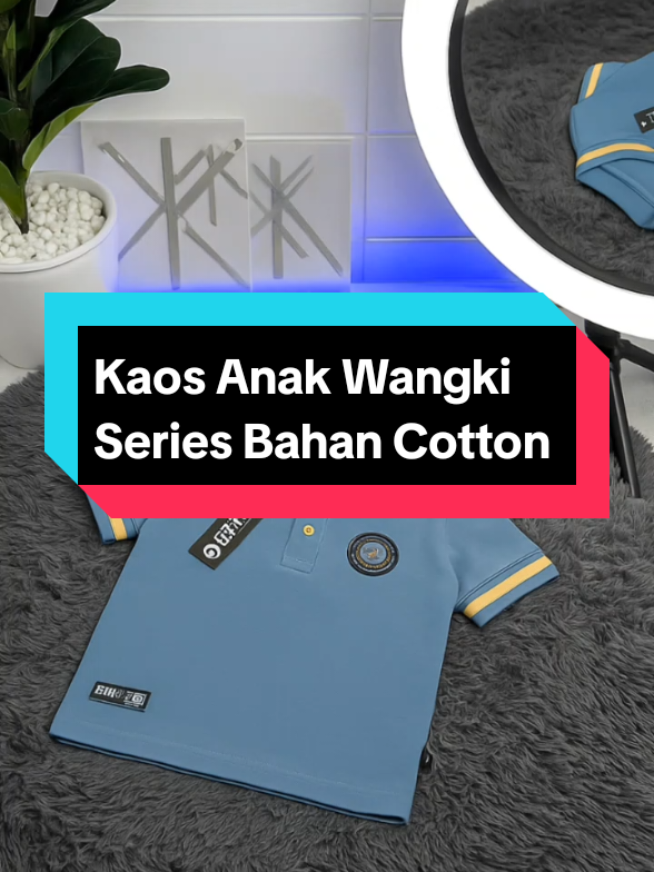 Kaos Anak Wangki Series Bahan Cotton Combed Strech Premium Kaos Anak Laki Laki Usia 1-12 Tahun Distro Kancing#kaosanak #kaosdistro #fyp #foryoupage #fypシ 