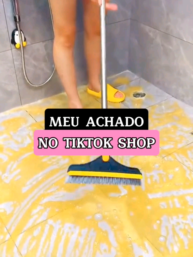 Escovão revolucionário 3 em 1 😱 #escovao #limpezadacasa #limpeza #banheiro #fyp #tiktokshop 