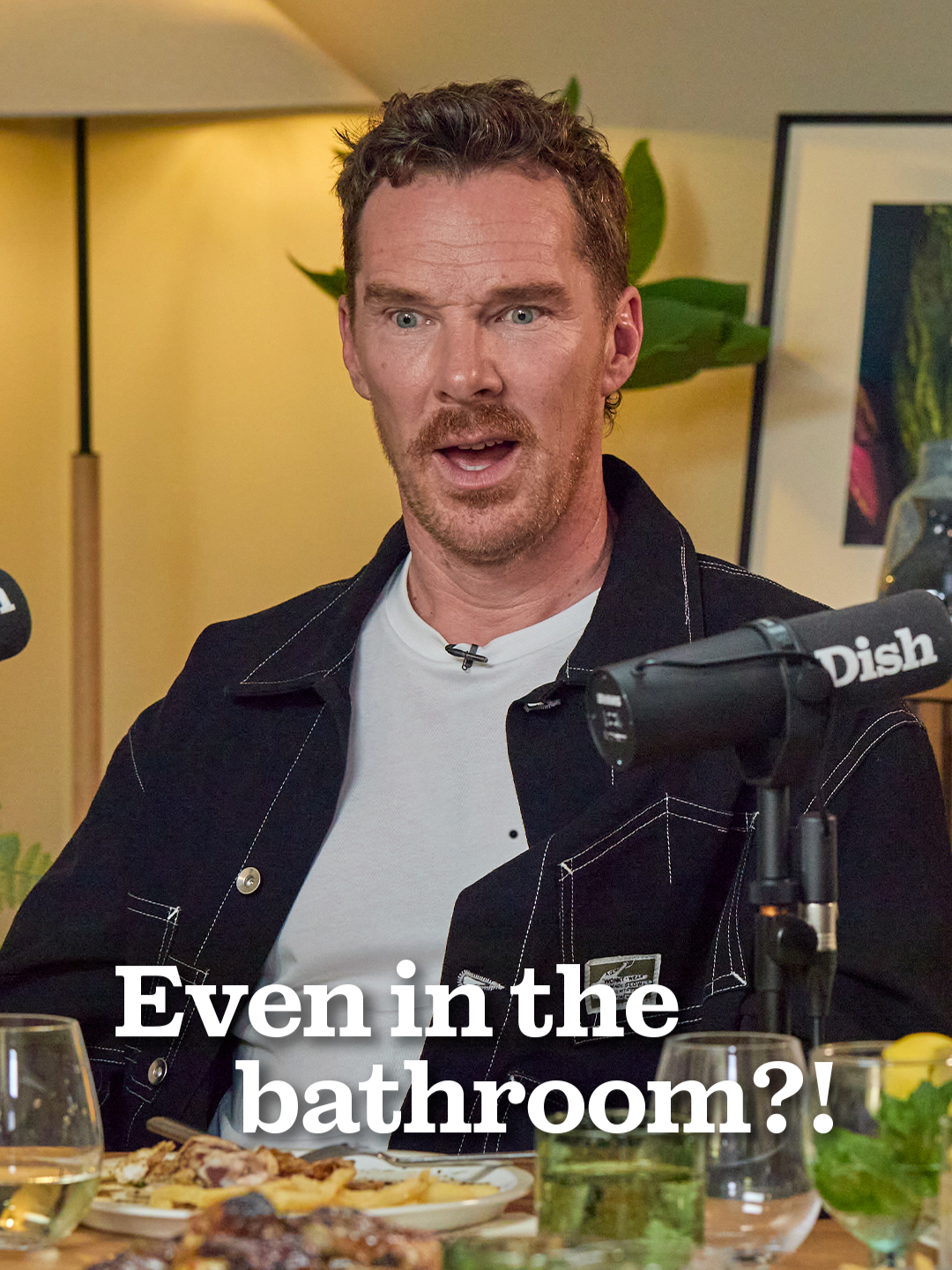 At least let them wash their hands first! 🤣✋ @waitrose @nickgrimshaw #AngelaHartnett  #DishPodcast #OliviaColman #BenedictCumberbatch #Fame