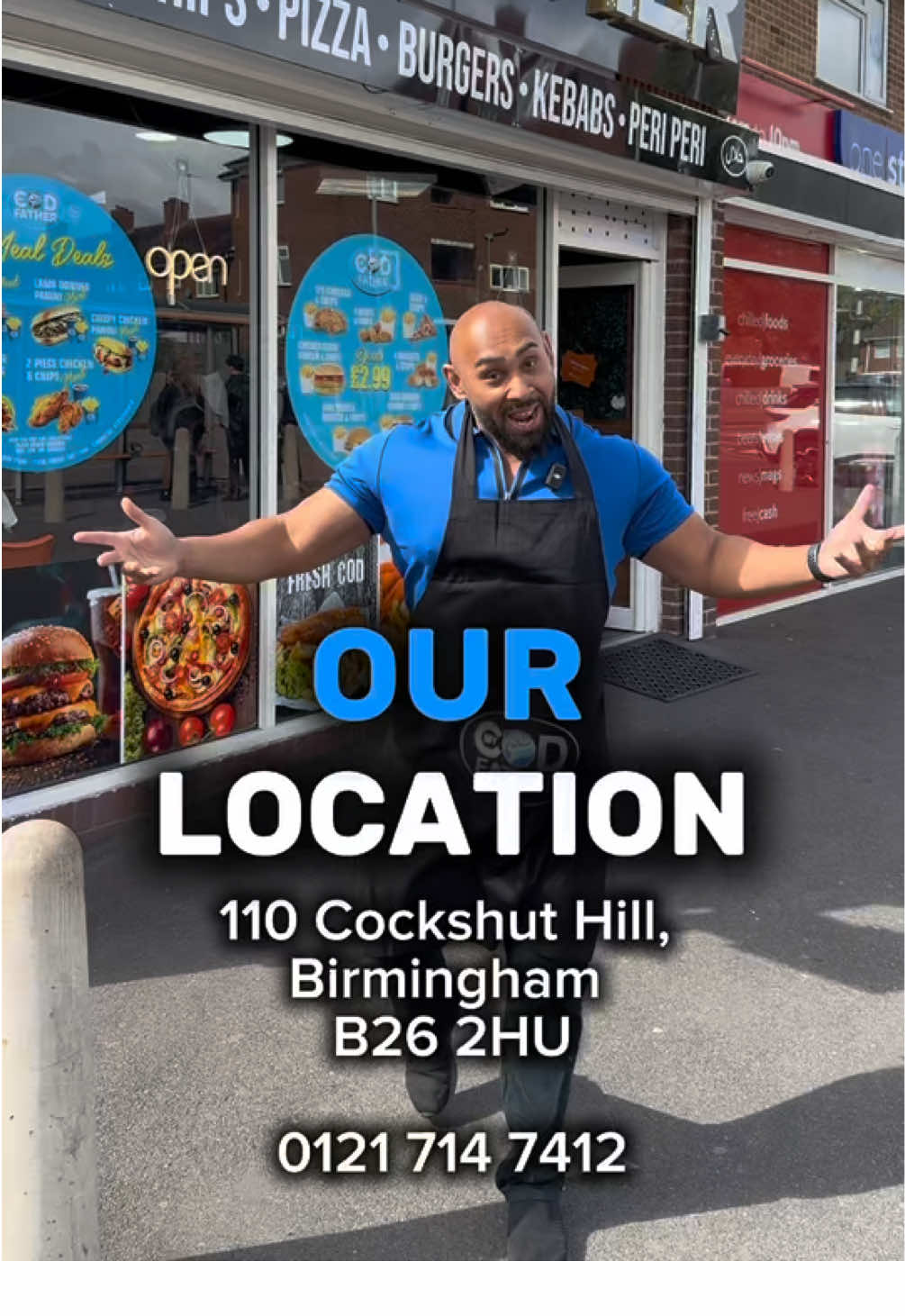 Where are we you asked? Save our location and come visit on your next chippy day 👌🏾 #fishandchips #chipshop #halalfood #3lancemarketing #fyppp @RIPFLEX @Thahir_vlogs 🍉 @mr.shakeofficial 