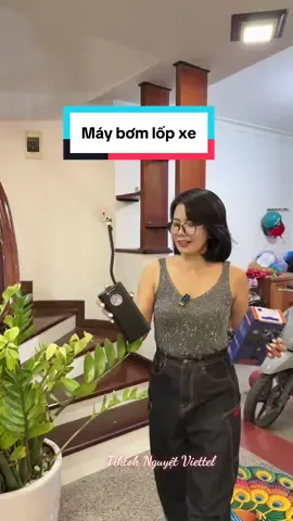Máy bơm lốp xe #nguyetviettel #tiktokshop #maybomlop #xuhuong 