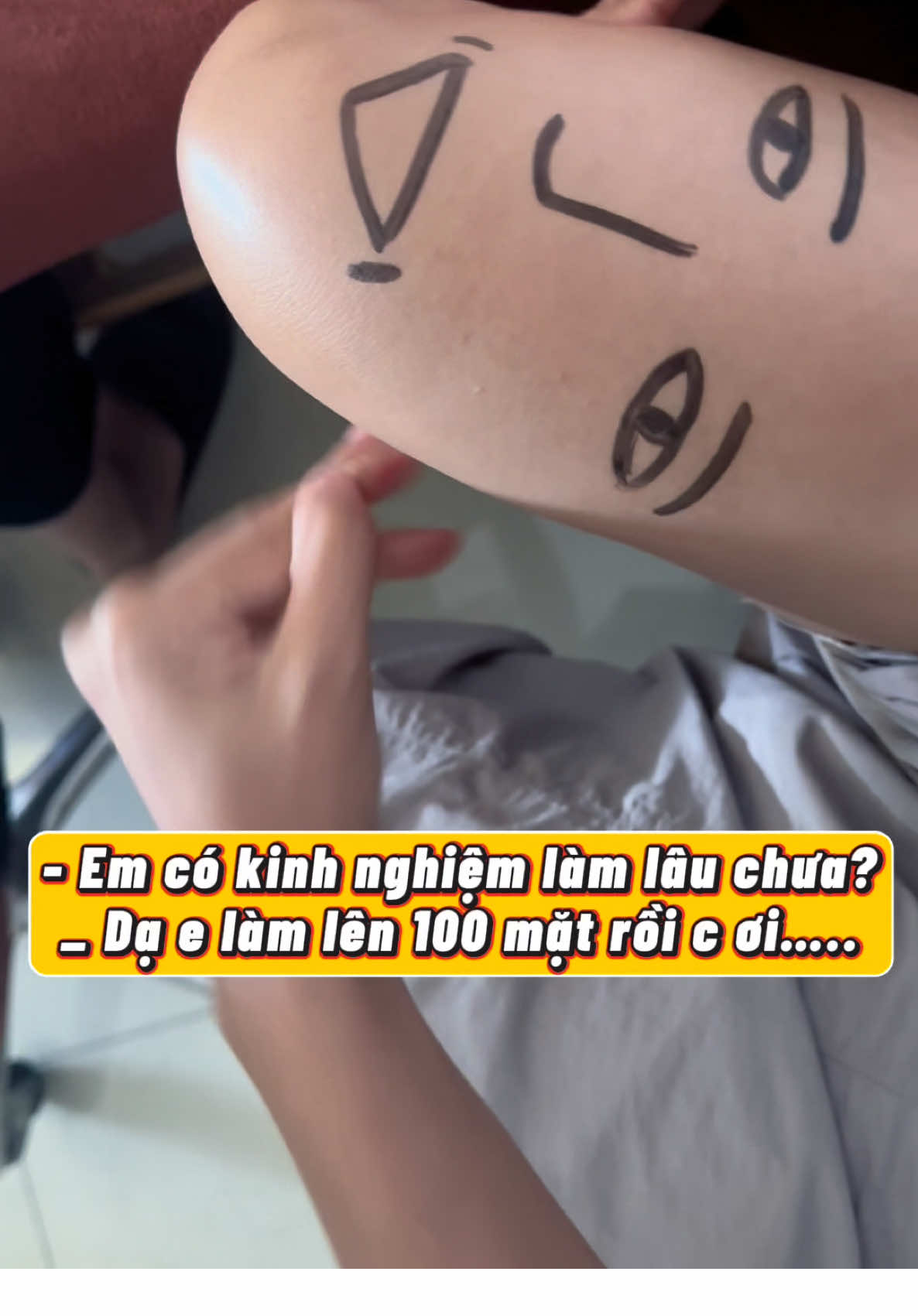 E có thâm niên trong nghề rồi, chị cứ yên tâm chị ơi,….. #gôidauduongsinh #massagetrilieu #massagevaicogay 