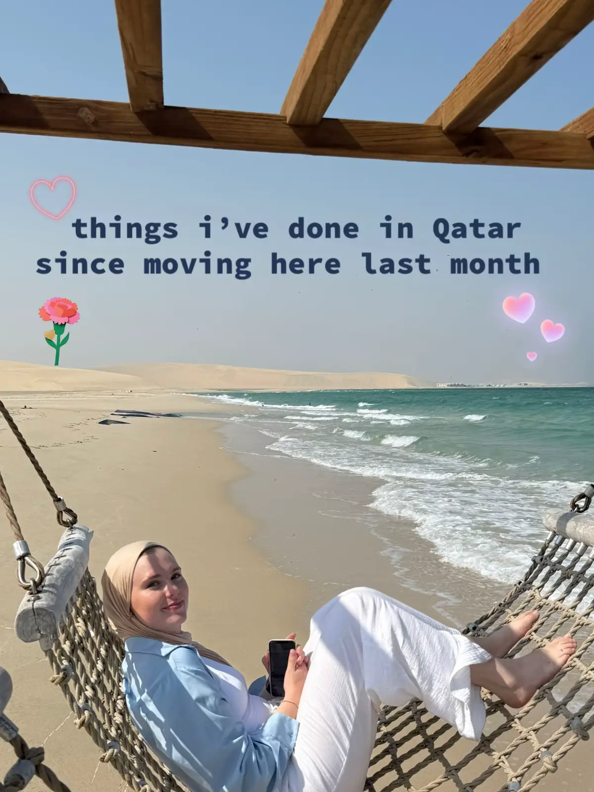 I can’t believe it’s been a month here. i’m so happy with how much we have seen and done outside of school to help with really making the most of this amazing opportunity. Missing home still but having so much to do helps so much 🫶🏻 #qatar #teachinginqatar #expatteacher #hijabiteacher #thingstodoindoha