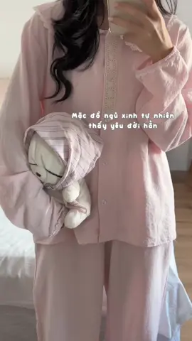 Chất siu thích mặc đông hay hè đèu được nhaa #pyjama #dongu #fyp #xh 