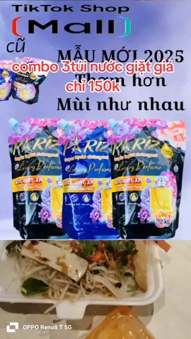 combo 3túi nước giặt thơm lâu giá chỉ 150k #nuocgiat #nuocgiatxa #nuocgiatparis #nuocgiatthomlau #xuhuongtiktok 
