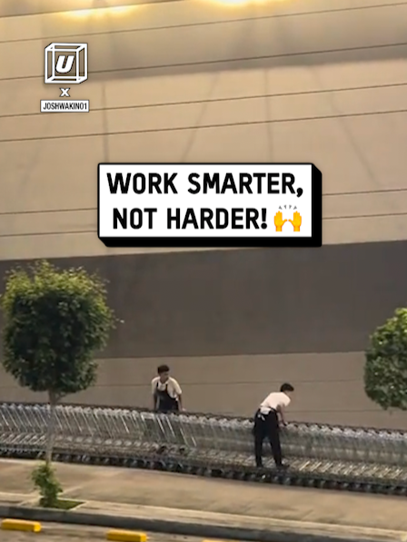 Who says you can't have fun at work!! 🛒😄 🎥: @joshwakino1  #UNILAD #unilad #trolley #work #funnyy