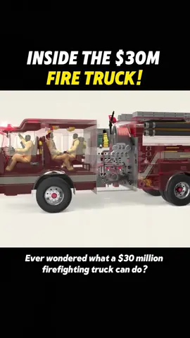 Inside the $30m fire truck #Science #konwledge #foryou  #firetruck 