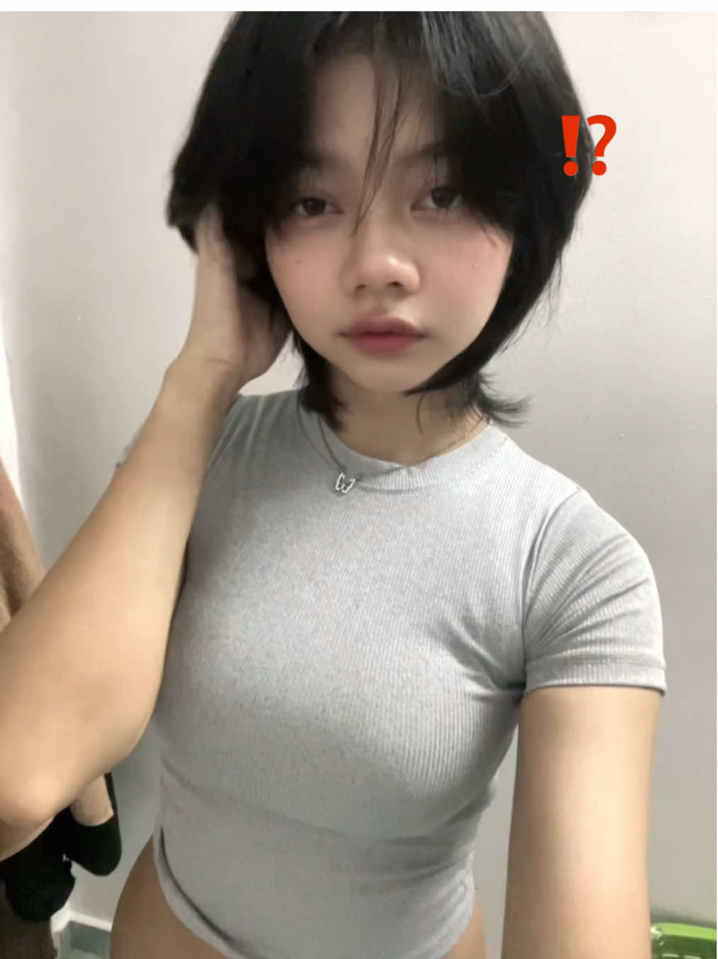 #baddie #shorthair #wolfcut #explore  #xyzabc  without glasses 😌