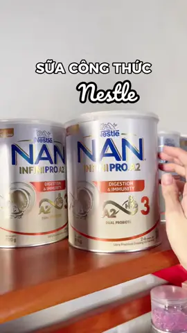Bé e uống này hợp lắm mấy bà. Có đạm A2 kết hợp 6HMO nè , mấy bà tham khảo nha 🌸🍃 #nestle #nana2 