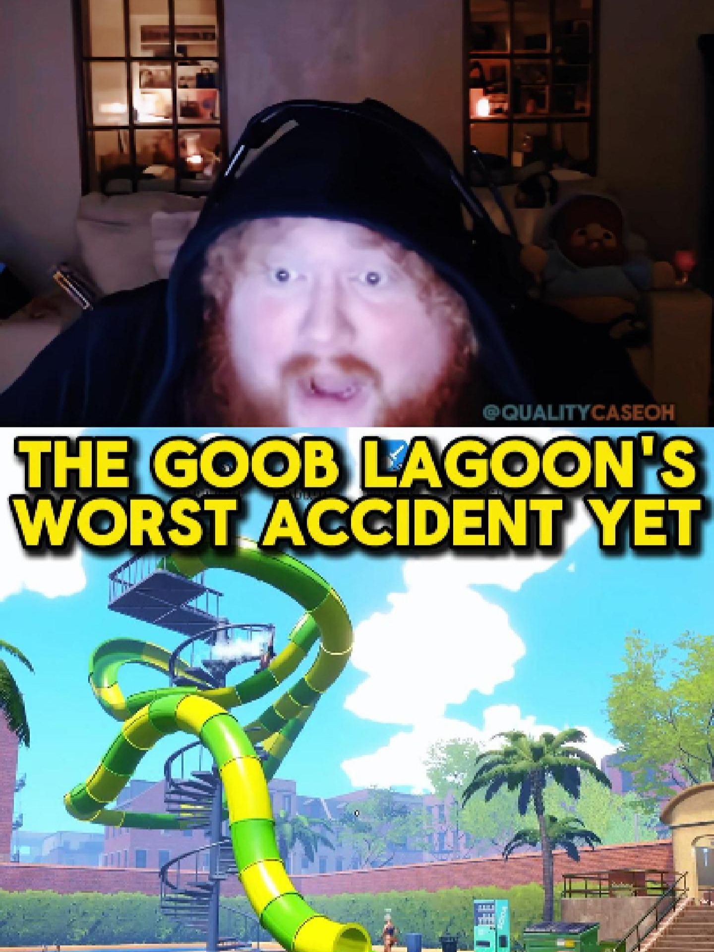 Caseoh's newest slide might not be safe. #caseoh #gooblagoon #caseohclips #funny #caseohfunnyclips #caseohfunnymoments #waterparksimulator #caseohgames