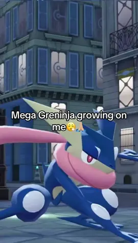 This design actually COMPETING with Ash Greninja😭 I need to see the shiny version to decide because I can imagine the all black scheme looking great🙏🏼 #pokemon #greninja #pokemonza #CapCut #megaevolution 