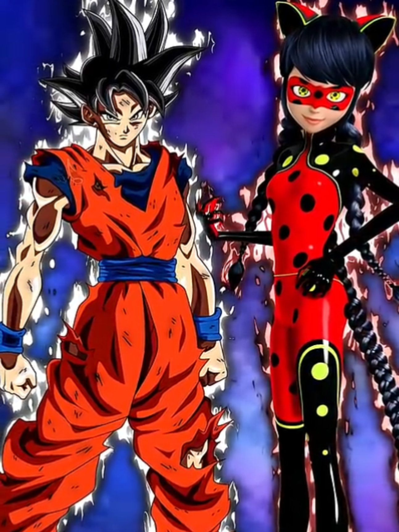 #goku #vs #bugnoir #miraculous #dragonballsuper 