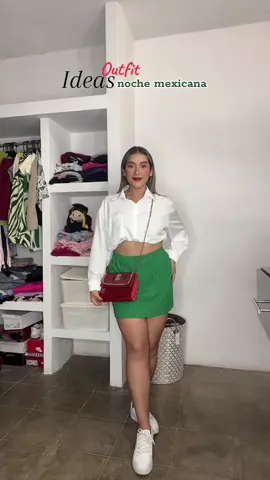 Ideas outfit noche mexicana 🇲🇽💚  #fyp #vivamexico #outfit #outfitideas #ootdinspo  @SHEIN @SHEIN Mexico 