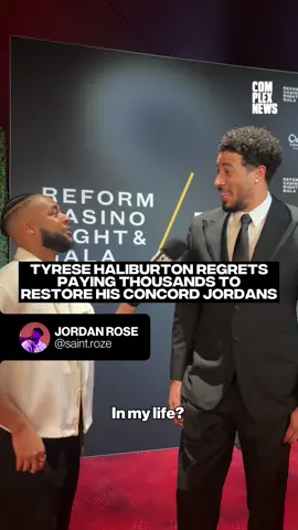 @tyresehaliburton restoring a sneaker 3 times is crazy work 😭