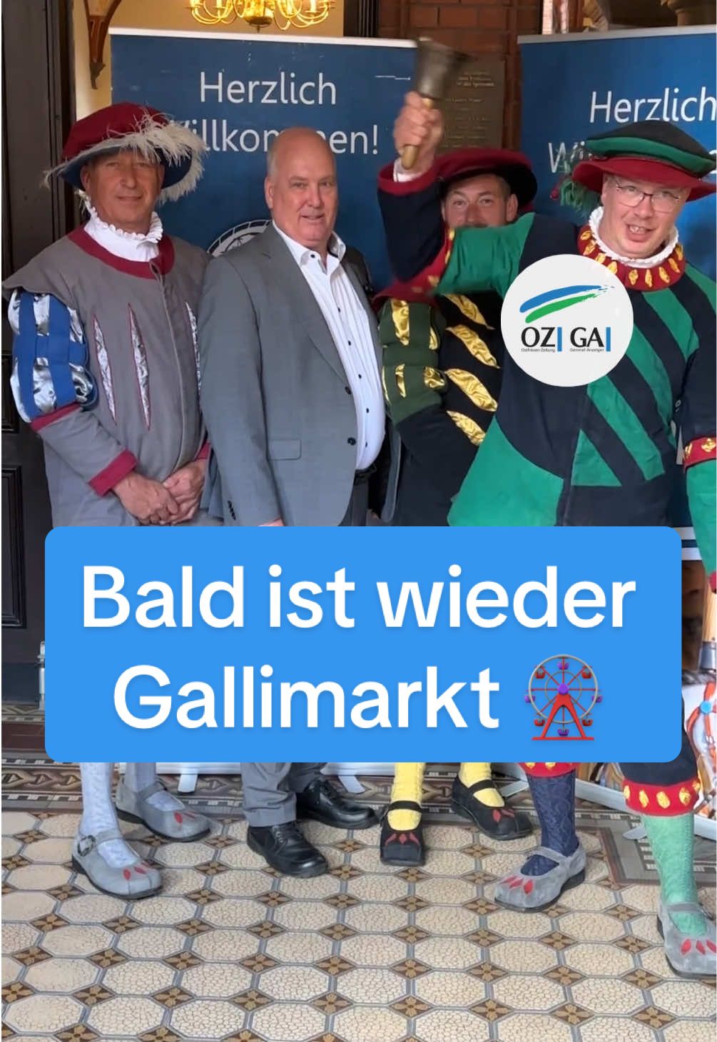 Bald ist wieder Gallimarkt in Leer. Die Herolde bringen uns vor der Eröffnung am 8. Oktober schon einmal in Stimmung! Ein Video von Klaus Ortgies.    #kirmes #freizeit #leer #ostfriesland #ostfriesenzeitung @www.gallimarkt.net 
