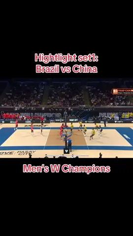 Hightlight set1: Brazil vs China #xuhuong #volleyball #brazil #china #viral  