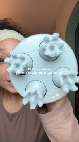 and the charge lasts forever so you don’t have to worry about it dying on you during a sesh! 💗✨ #scalpmassage #electricscalpmassager 