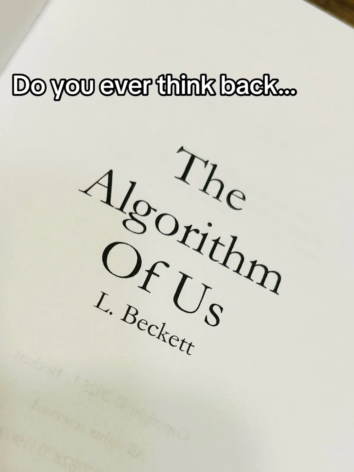 I’ve been writing dreaming of being an author since I was 13. Writing on loose paper and using my middle schools computer lab to type and print my manuscript. Crazy to see that dream come true. #thealgorithmofus #BookTok #bookish #romance #kindleunlimited 