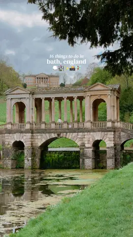 tap for 16 things to do in bath, england 💫 save for future planning 😇 bath has to be one of the most beautiful cities in england - if not in all of europe 🥹  I completely fell in love with the city on my latest trip to england so I’ve made a little guide of the best things to do in bath 🏰  ps. while bath can easily be visited as a day trip to london, I highly recommend staying for the weekend 💌 not only is there lots to see here, but it’s location allows you to combine a visit to wells and or the cotswolds 📸 ✨ 16 things to do in bath, england ✨ 🧖‍♀️ thermae bath spa  this is the only natural thermal spa in britain  🛍️ north parade passage  most picturesque street in bath (in my opinion)  🏰 pulteney bridge  iconic bridge in bath with impressive architecture (best in early morning for water reflection) 👑 the royal crescent  iconic row of terraced houses laid out in a crescent shape 📸 york street beautiful view of the bath abbey - especially under the arch  🌿 prior park stunning park with the iconic palladian bridge  ☕️ bridge coffee shop cute little coffee shop on pulteney bridge overlooking the water (good vegan options)  🏰 bath abbey  impressive abbey dating back to 1611  🏛️ roman baths  one of the best preserved roman remains in the world with steaming spring water  🏠 marlborough buildings  cute street by the royal crescent, there’s also some greenery here where you can sit and relax  🌸 abbey green little square with cute shops around (this is also where you will find the modiste from bridgerton) 🎠 the circus  a historic ring of large townhouses 📸 broad street one of the best photo spots in bath with view of bath abbey and st michaels church  🍃 alexandra park stunning free views over bath (lots of stairs to get here) 🌈 union passage  cute little passage often decorated with little colorful flags 📚 toppings and company aesthetic book shop with a great selection of books!  follow for more tips around my backyard (europe) 🥰 #bathengland #bathuk #visitbath #bathsomerset #thermaebathspa  things to do in bath • bath England • thermae bath spa • best of bath • bath Somerset • day trip to bath • bath travel guide •