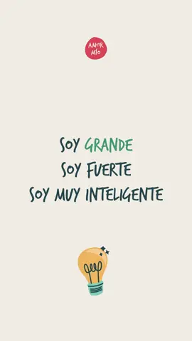 Soy grande, soy fuerte, soy muy inteligente 🎶✨ Una canción que recuerda a los niños lo valiosos que son y los anima a creer en su potencial.  Al repetir estas frases, los peques aprenden a reconocer sus cualidades, fortalecer su autoestima y cultivar un pensamiento positivo que los acompañará toda la vida.  Porque cada palabra que escuchan y cantan se convierte en una semilla de confianza y amor propio.  #niñosfelices #autoestimainfantil #pensamientopositivo #soygrandesoyfuerte #afirmacionespositivas 