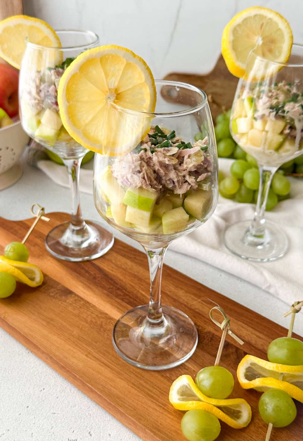 Apple Tuna Salad 🍏🥂