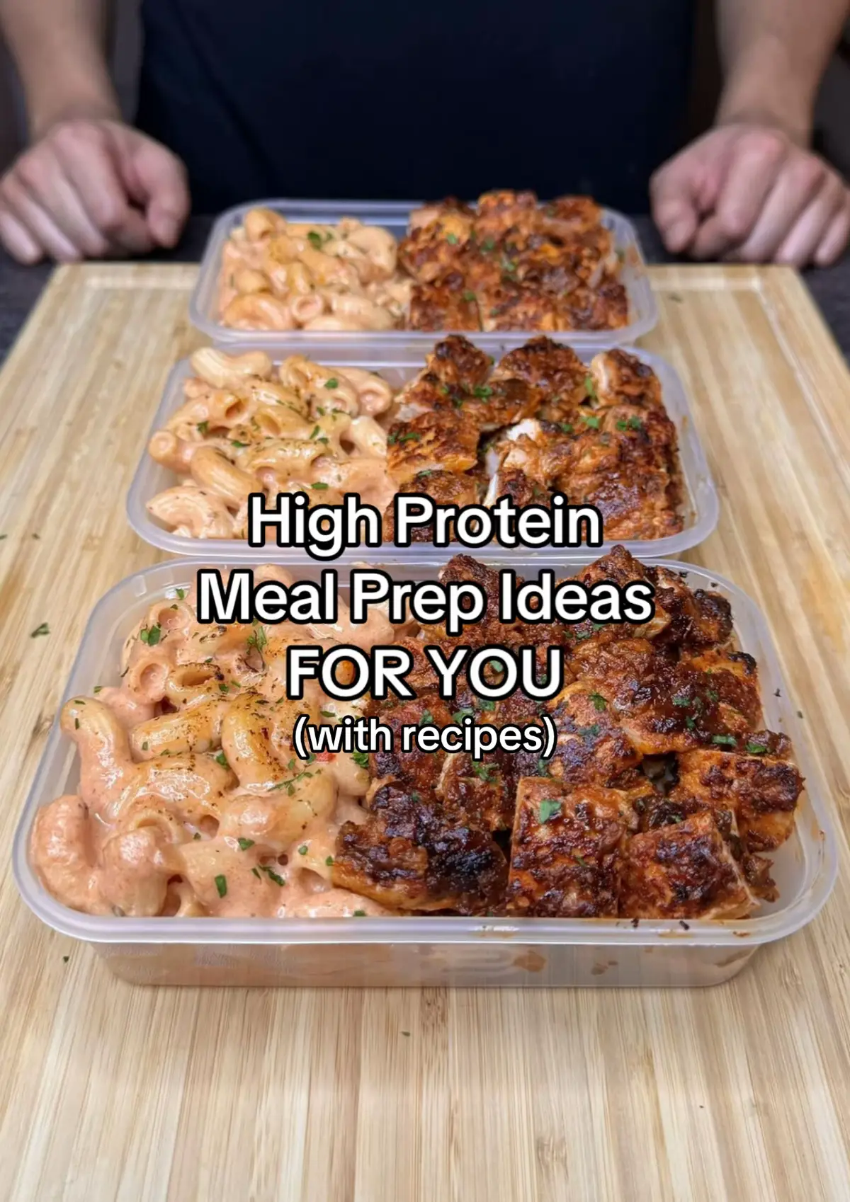 High Protein Meal Preps with recipes you‘ll enjoy 🍽️ Easy, fast and low calorie ✅ #highprotein #mealprep  #healthyrecipes #EasyRecipes #chickenrecipes 