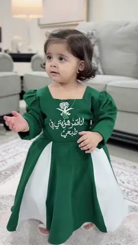 فساتين اليوم الوطني 💚✨ حسب الطلب  #فساتين_اطفال #ملابس_بنات #كشخه  #93saudinationalday #ترند_السعودية 