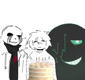 HAPPY BIRTHDAY UNDERTALE!!!! YAAYYY 10 YEARS OLD ALREADYYY??? I FEEL SO OLDDD IVE BEEN HERE SINCE 2015!!! Also idk what to do for the celebration so I drew Frisk with NM and killer bcs who doesn't love killer and NM?? also this is a SATIRE I SWEAR😭😭😭😭 sorta..gotta celebrate the date somehow even if it's in my OWN way (don't ask if im sane bcs I'm not)  Hi, Hyde😇 #fypp #fyp #undertaleau #undertale #sansau 